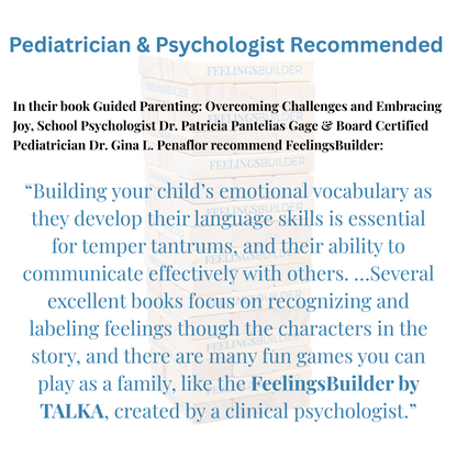 Feelings Builder is Pediatrician & Psychologist Recommended