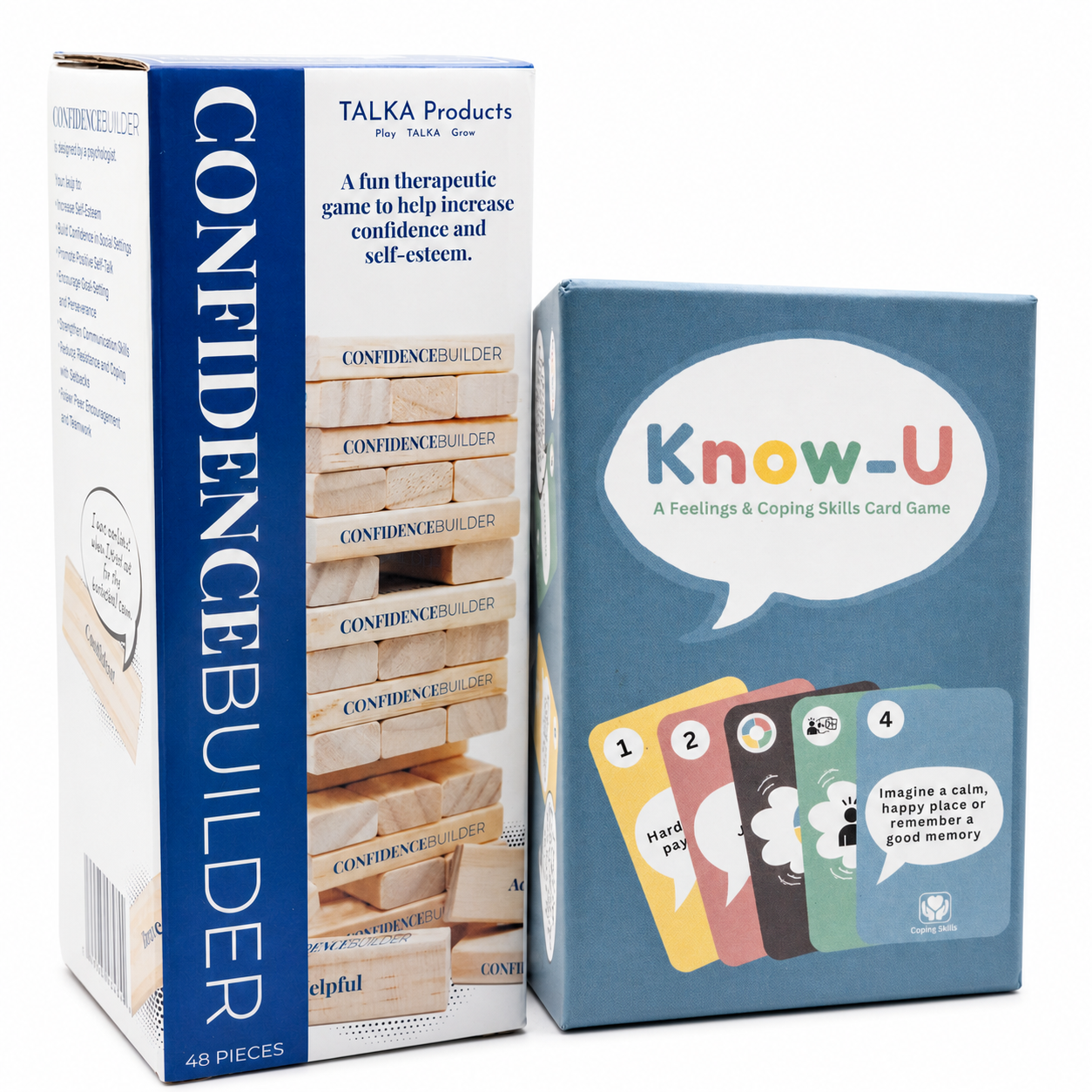 Know-U & Confidence Builder Therapy Games for Kids and Teens