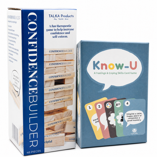 Know-U & Confidence Builder Therapy Games for Kids and Teens