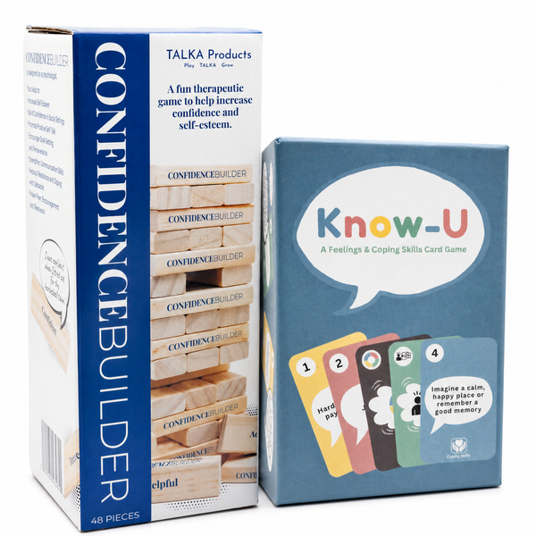 Know-U & Confidence Builder Therapy Games for Kids and Teens