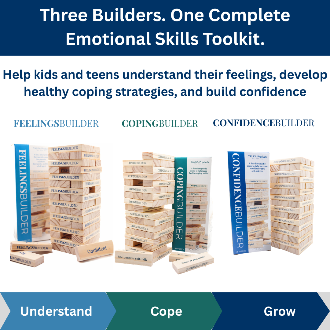 TALKA Builder Three-Game Bundle | Feelings, Coping & Confidence Builder Games