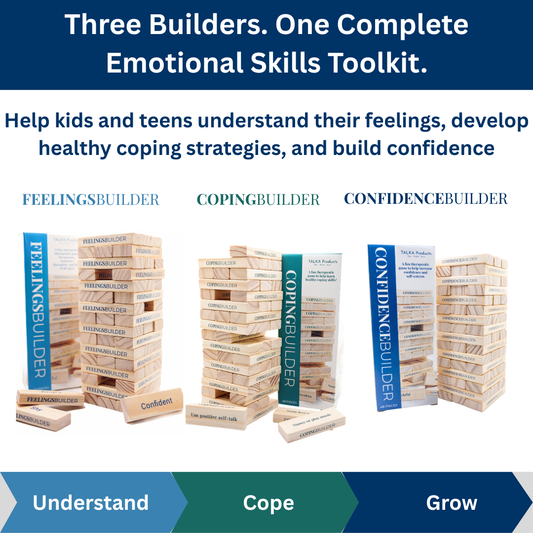 TALKA Builder Three-Game Bundle | Feelings, Coping & Confidence Builder Games