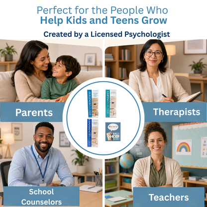 Complete Emotional Growth Collection, Four Therapy Games for Teens & Kids