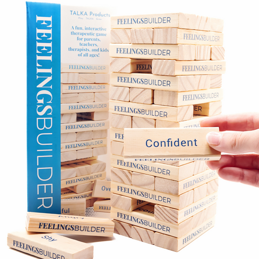 Feelings Builder is a therapy game for kids & teens