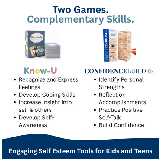 Know-U & Confidence Builder Therapy Games for Kids and Teens